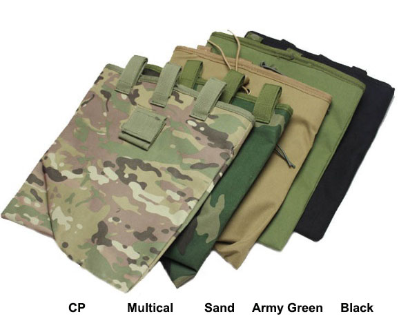 Large Capacity Folding Mag Recovery Dump Pouch W/ Molle loop